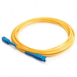 3.3ft (1m) SC-SC 9/125 OS2 Simplex Single-Mode Fiber Optic Cable - Plenum CMP-Rated - Yellow