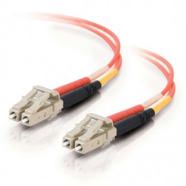 23ft (7m) LC-LC 62.5/125 OM1 Duplex Multimode PVC Fiber Optic Cable (USA-Made) - Orange (TAA Compliant)