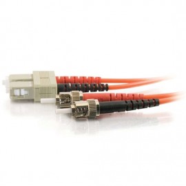 3.3ft (1m) SC-ST 62.5/125 OM1 Duplex Multimode Fiber Optic Cable (TAA Compliant) - Orange