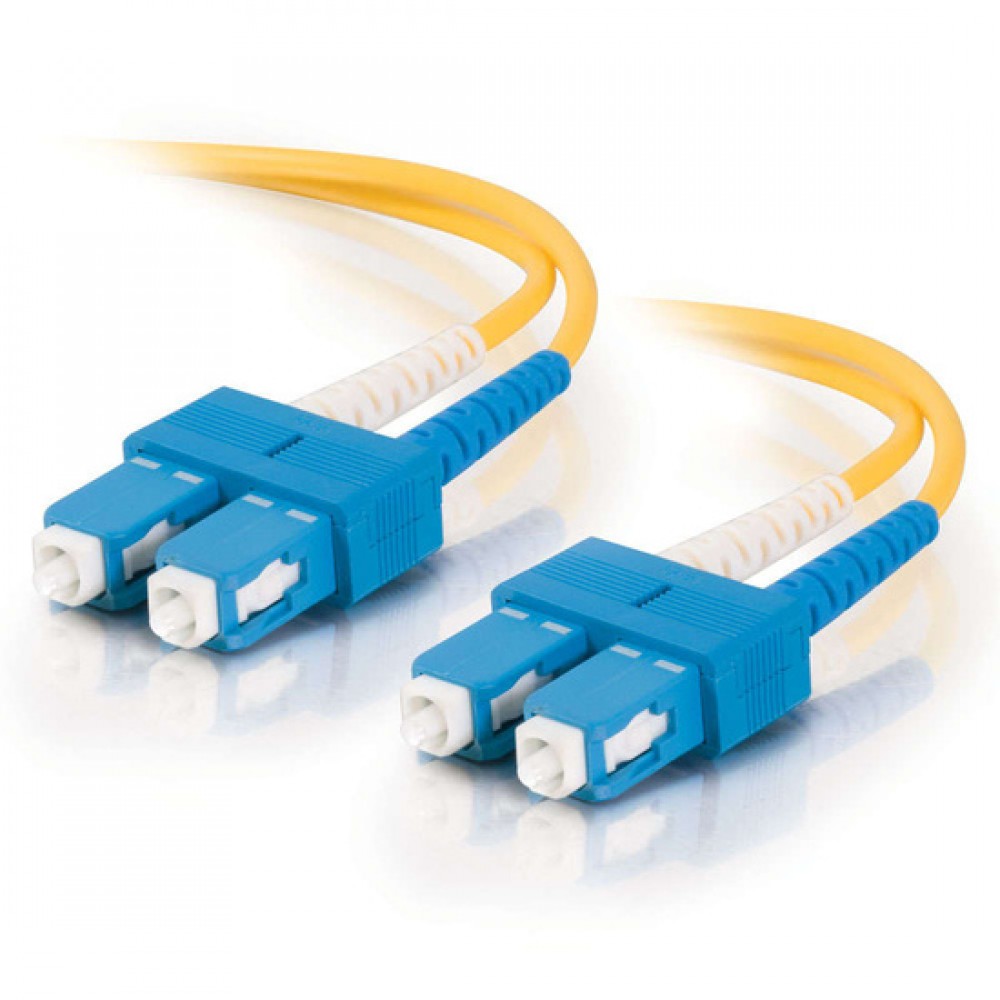 26.2ft (8m) SC-SC 9/125 OS2 Duplex Single-Mode Fiber Optic Cable (TAA Compliant) - Yellow