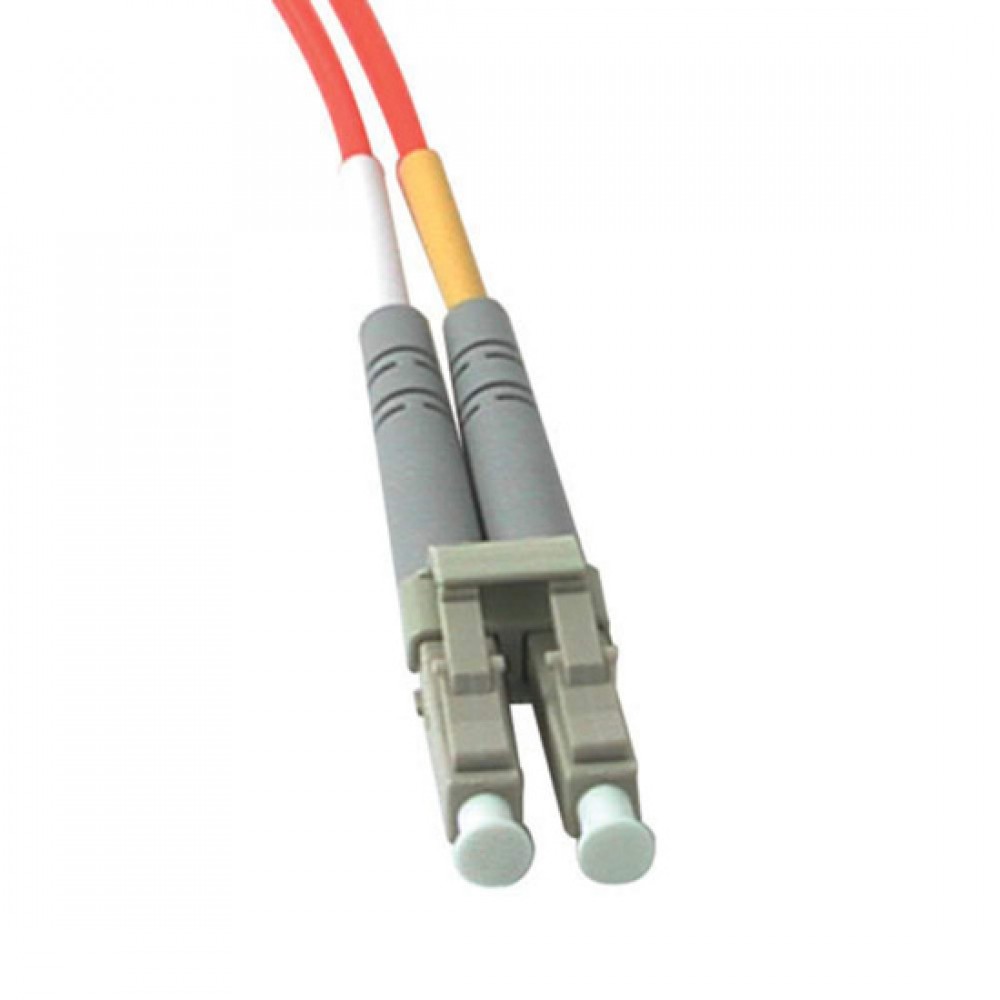 16.4ft (5m) LC-LC 62.5/125 OM1 Duplex Multimode PVC Fiber Optic Cable - Orange