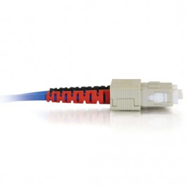 16.4ft (5m) SC-SC 62.5/125 OM1 Duplex Multimode PVC Fiber Optic Cable - Blue