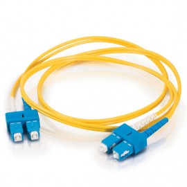 26.2ft (8m) SC-SC 9/125 OS2 Duplex Single-Mode Fiber Optic Cable (TAA Compliant) - Yellow