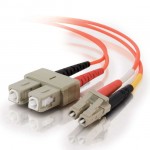 49.2ft (15m) LC-SC 62.5/125 OM1 Duplex Multimode Fiber Optic Cable (TAA Compliant) - Orange