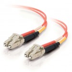 3.3ft (1m) LC-LC 62.5/125 OM1 Duplex Multimode Fiber Optic Cable - Plenum CMP-Rated - Orange