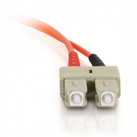 23ft (7m) SC-SC 62.5/125 OM1 Duplex Multimode Fiber Optic Cable - Plenum CMP-Rated - Orange