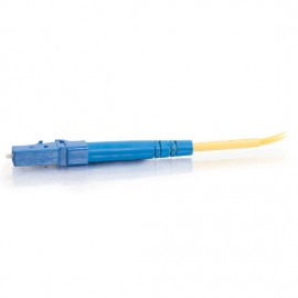 49.2ft (15m) LC-LC 9/125 OS2 Simplex Single-Mode PVC Fiber Optic Cable - Yellow